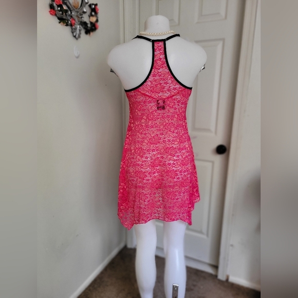 Pink Lace Nightgown - Picture 2 of 11